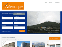 Tablet Screenshot of imobiliariaanterolopes.com